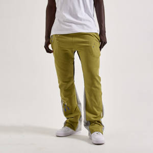 Pantalones Deportivos de Felpa Gruesa de 450 g/m² para Hombre, Pantalones Deportivos Holgados de Pierna Recta Ancha con Logotipo Estampado, Ajuste Holgado para Invierno - Product Image 2