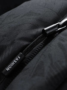 Chaqueta bomber de cuero personalizada directa de fábrica para hombre, transpirable e impermeable, estilo Hip Hop para invierno, precio al por mayor - Product Image 6