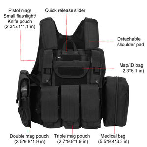 Chaleco Táctico Original SAFA SPORTS, Chaleco Portaplacas Molle para Caza, Equipo Táctico - Product Image 2