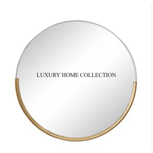 Cadre de miroir mural en métal antique vieilli avec de délicats motifs inspirés de la vigne pour une touche décorative subtile mais étonnante - Product Image 4