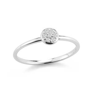 Anillo de compromiso de piedra moissanita banda minimalista dedo personalizar tamaños mujeres niñas joyería de plata fina al por mayor joyería a granel - Product Image 1