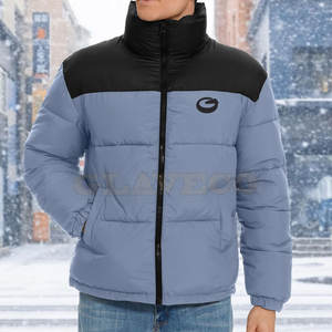 Fabricación de fábrica Ropa de invierno Burbuja Chaqueta de invierno Ropa Tallas grandes Hombres Chaqueta de burbuja - Product Image 2