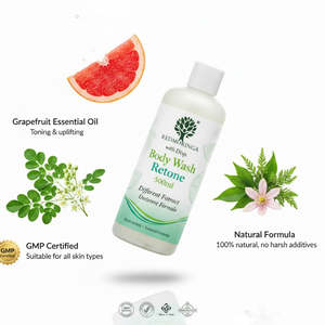 Gel Douche au Collagène Naturel et Pamplemousse 500ml - RedMoringa OEM Marque Privée - Product Image 3