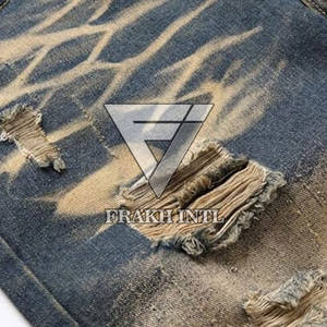 กางเกงยีนส์ขาสั้นของผู้ชายกางเกงขาสั้นออกแบบได้ตามต้องการ - Product Image 4