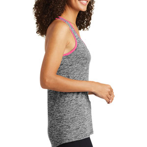 Camiseta sin mangas para mujer Heather Moisture Wicking - Product Image 3
