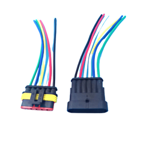 Faisceau de câbles étanche pour automobile, connecteur 6 broches, assemblage de câbles scellés pour applications automobiles et moto - Product Image 2