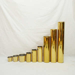 Jardinière dorée en acier pour l'intérieur et l'extérieur - Product Image 2