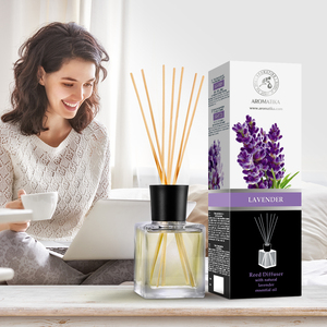 Diffuseur à bâtonnets Aromatika Lavande 500ml avec huile essentielle naturelle, parfum d'ambiance apaisant longue durée - Product Image 5