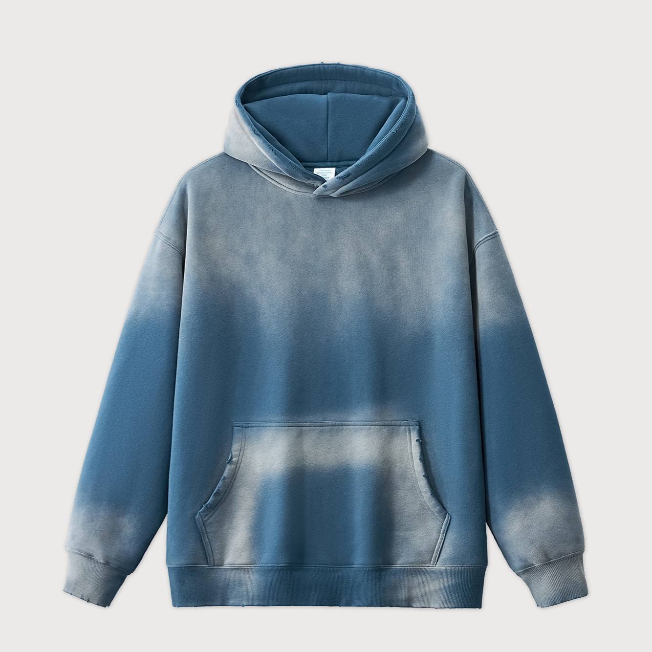 เสื้อฮู้ดสีน้ำเงิน