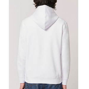 Venta al por mayor de alta calidad pulóver blanco en blanco Sudadera con capucha de cuello redondo personalizado para mujer hombre - Product Image 4