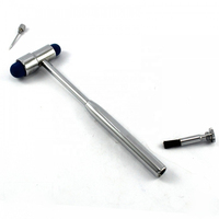 Neurological Multifunctional Steel Manual Hammer Percussor Diagnostic Reflex Patella Percussion Leg Body Nerve Test Massage