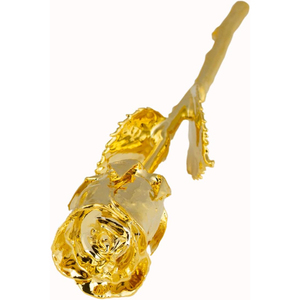 Rosa bañada en oro de 24 quilates, Rosa real para siempre, rosa con soporte, regalo de lujo para el aniversario del Día de San Valentín y el Día DE LA Madre - Product Image 5