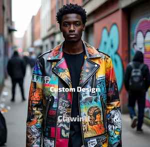 La source des designers pour les vestes en cuir intemporelles du concept au défilé Vestes en cuir pour les designers - Product Image 1