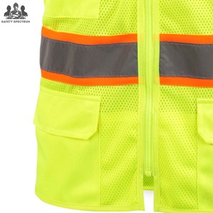 Chaleco de Seguridad Reflectante Impermeable y Transpirable de Calidad Premium del Fabricante OEM, con Logotipo Personalizable, Overol de Trabajo de Secado Rápido - Product Image 6