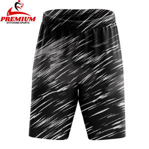 กางเกงขาสั้นผ้าโพลีเอสเตอร์100% ระบายอากาศได้ดีสำหรับผู้ชายกางเกงขาสั้นตาข่ายสำหรับฝึกซ้อมตามสั่ง - Product Image 3