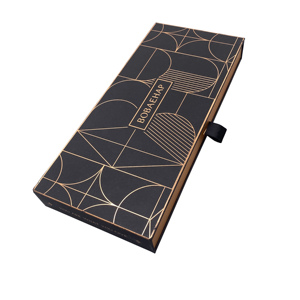 Biodegradable Sliding Rigid Paper Box with Gold Foil Stamping for Luxury Soap Packaging Custom Size - Product Image 4