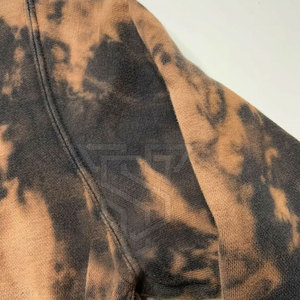 Sudaderas con Capucha para Hombre de Primera Calidad, Lavado Ácido, 100% Algodón, Felpa Transpirable, Nuevo Diseño, Patrón Sólido, Logotipo Personalizable - Product Image 4