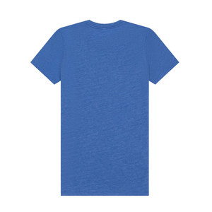Camiseta de manga corta con cuello redondo y dobladillo curvo para mujer, camiseta relajada de manga corta - Product Image 6