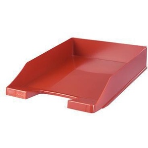 Letter <b>Tray</b> HAN Classic DIN A4/C4 Red Polystyrene <b>File</b> Organizer - Product Image 1