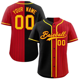 Nueva camiseta de béisbol de alta calidad, nombre de equipo personalizado, número, botón hacia abajo, camiseta de béisbol deportiva hecha por Hanger Impex - Product Image 6