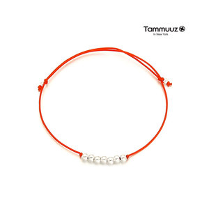 Hot Selling Fashion Accessories Tammuuz Sterling <b>Silver</b> Beads Trendy <b>Bracelet</b> for All Seasons Unisex <b>Adjustable</b> Length - Product Image 2
