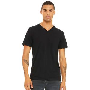 Camisetas de Algodón Lisas Unisex para Hombre, Cuello en V, Manga Corta, Estilo Casual, Básicas de Verano, Camisetas Deportivas - Product Image 6