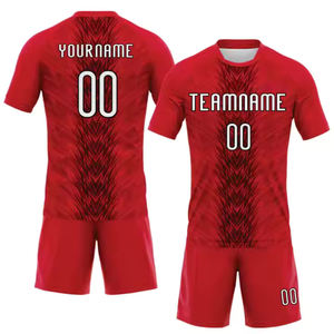 Maillot de football respirant 100% polyester de haute qualité ensemble d'uniformes de football pour adultes impression par sublimation personnalisée Style de confort supérieur - Product Image 3