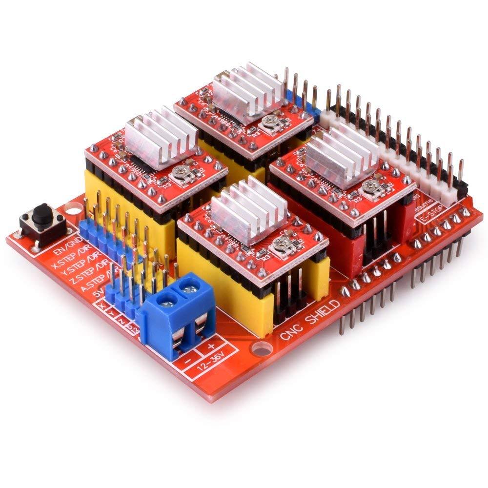 Carte Driver CNC Shield Avec A4988/DRV8825 Pour Imprimante 3D Et Graveuse - NEUVE, Marque LIAOTEC