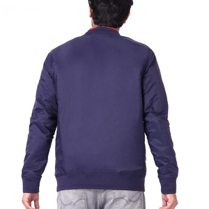 Chaqueta bomber de nailon de secado rápido ecológica transpirable hecha a medida para hombre, manga larga, colores personalizados y logotipo, superventas - Product Image 2