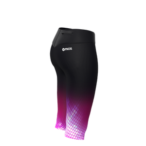 Collants géométriques à imprimé numérique pour femmes, en nylon élastique violet, taille XL, pour l'hiver - Product Image 2