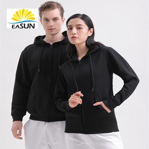 Prix d'usine et vente en gros : Sweats à capuche épais noirs pour femmes, sweats à capuche en <span class=keywords><strong>tapisserie</strong></span>, sweats à capuche à col pour hommes - Product Image 5