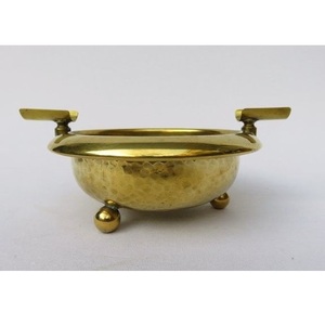 Small Brass <b>Ashtray</b> With Compact Design Perfect For Travel Outdoor Camping And <b>Portable</b> Smoking Convenience - Product Image 3