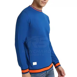Sweat-shirt classique pour homme en coton doux, vêtements décontractés légers, commande en gros, fabrication d'usine - Product Image 3