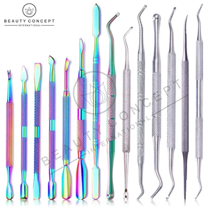 Professional Stainless Steel <b>Cuticle</b> Pusher <b>Tool</b> Multi-Function <b>Cuticle</b> Pusher & Nail Care <b>Tools</b> Eco-Friendly - Product Image 2