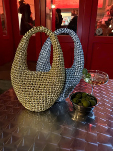 กระเป๋าเมทัลลิกสีมะกอกสำหรับออกงานตอนเย็นทำมือสำหรับ2025ฤดูร้อนสีทองเมทัลลิกแบบกำหนดเองจากเวียดนามดีไซน์ใหม่ - Product Image 4