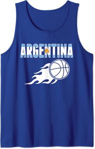 Hot Argentina Basketball Fans Jersey Imprimer Débardeur sans manches extensible à séchage rapide Article d'entraînement surdimensionné avec livraison gratuite - Product Image 3