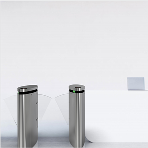 Kart kodu okuyucu erişim kontrol sistemi ile otomatik geri çekilebilir güvenlik bariyeri kapısı Flap turnike otomatik gişe geçiş kapısı - Product Image 6