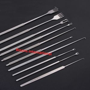 Ensemble d'instruments de rétraction pour chirurgie esthétique des paupières doubles en acier inoxydable BISONS WHOLESALE |   Outil chirurgical pour les yeux, le nez et la peau - Product Image 5