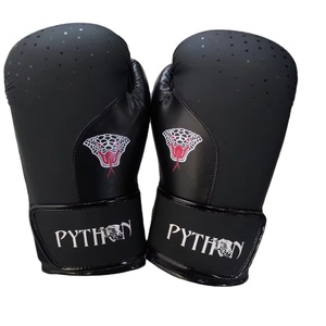 ถุงมือชกมวยหนัง PU สำหรับฝึกซ้อมและแข่งขัน  รับสั่งทำลายพิมพ์ตามแบบ  ถุงมือชกมวยสำหรับการต่อสู้ระดับมืออาชีพ  รับผลิตแบบ OEM - Product Image 4