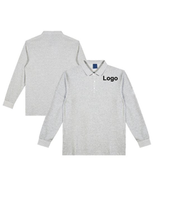 เสื้อแขนยาวมีสไตล์ของผู้ชายเสื้อ100% คอปกดีไซน์สามสีเสื้อลำลองธุรกิจลำลองฤดูใบไม้ร่วงฤดูหนาวผ้าฝ้ายสีพื้น - Product Image 5