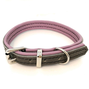 Elegant Premium Leather Dog Collar <b>padded</b> Finish Luxury Simple Design Small Large Dogs Durable Breathable Eco-Friendly - Product Image 1