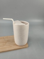 Hoogwaardig Koreaans creatief fruitvormig deksel drinkbeker meisje Instagram schattig drankje groene keramische mok 301-400ml