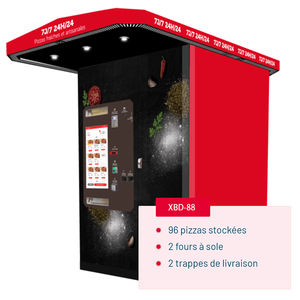 Distributeur automatique pizza piestro four à pizza machine cône en pierre machine à pizza - Product Image 1