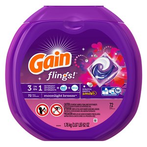 Lotes al por mayor de detergente en cápsulas Gain Flings Moonlight Breeze con descuento - Product Image 1