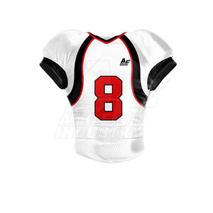 Uniforme de Fútbol Americano Personalizable de Talla Grande para Adultos, Transpirable, 100% Poliéster, con Letras en la Parte Delantera, de Alta Calidad para Equipos, MOQ Bajo - Product Image 5