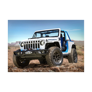 JEEP Wrangler กันชนหน้าแบบปิดถนนเครื่องกว้านเหล็กด้านหลังพร้อมทนทานงานหนักป้องกันแรงกระแทกสูง - Product Image 5