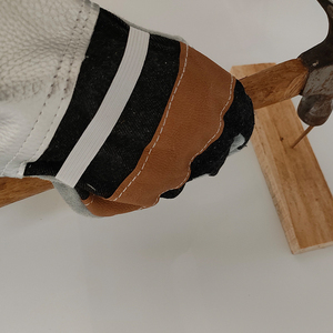 Gants de soudage en cuir de sécurité de qualité supérieure dernière arrivée nouveau style gants de soudage en cuir synthétique de protection des mains - Product Image 2