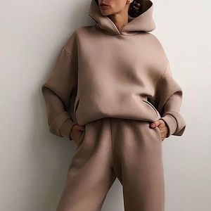 Sudadera con Capucha Extra Grande Bordada de Invierno, con Mangas Tipo Manta, de Lona, con Bolsillo, Transpirable, para Mujer - Product Image 5