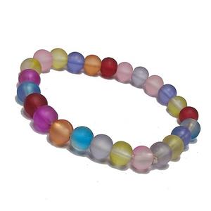 Homme et Femme Pierre de Lune Multi Perles Rondes Bracelet Maker Pierres Style Bijoux de Mode Cadeau Énergétique - Product Image 1