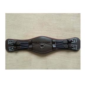 High Quality Anatomic Dressage Girth for Equestrian Comfortable Soft Leather Padding with Rolled Buckles Horse Saddle Equipment - Product Image 2